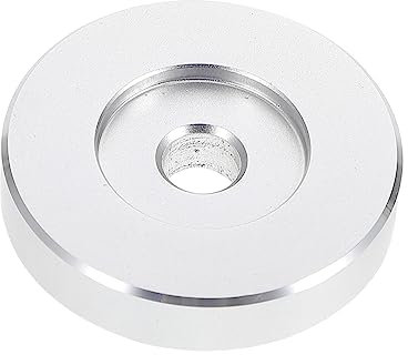 PHENOFICE Adattatore Per Dischi A 45 Giri in Alluminio Per Giradischi Da 7 Pollici Accessorio Vinile Metallico