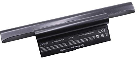 vhbw batteria compatibile con Asus Eee PC 904hd, 901 Go, 904 notebook (11000mAh, 7,4V, Li-Ion)