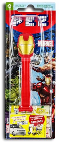 Pez Spender Marvel Iron Man ink. 2 Packungen Bonbons 25,5g