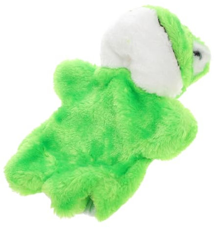BESPORTBLE 1Stück Plüsch Handpuppe Frosch Interaktive Geschichtenerzähler Für Rollenspiel Zubehör Für Eltern Und Kindergarten Und Familienaktivitäten