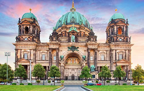 Puzzle von Mädchen 3D Puzzle 2000 Teile Stadt Rasen Deutschland Tempel Architektur Bürgersteig Palast Berlin Berliner Dom 70x100CM