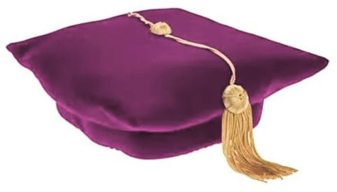 Graduation Cap, 2025 Academic Mortar Board Phd Graduation Hat Cap with Tassel for Adult 2025 Tassel Decorations for High School University College Party Supplies