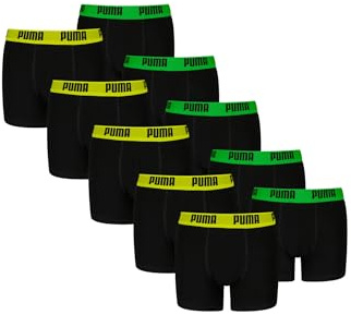PUMA 10 er Pack Boxer Boxershorts Jungen Kinder Unterhose Unterwäsche