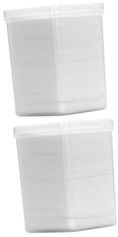 ARTSEWPLY Wattepads zum Entfernen von Wimpernkleber mit Effizienter Reinigung aus Vliesstoff 2 Packungen mit Je 100 Stück für Geschäftsreisen und Urlaub