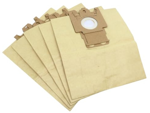 Reliapart Paper Dust Bags (5 Pack) for Miele S599i, S6, S6000, S600i, S6210 Power, S6220 Cat and Dog, S6220 Pet, S6240, S6240 Ecoline, S6290 Silence, S6790, S6790 Red Velvet Vacuum Bag Replacement