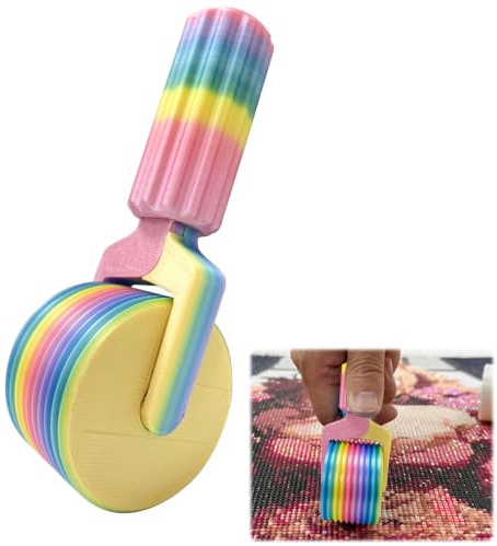 NlsqEU Diamantkunst Rollwerkzeug, Diamond Painting Roller, Diamond Painting Zubehör, 3D Diamonde Roller Presswerkzeug, Detachable Rhinestone Tool, Diamantmalerei Walzwerkzeug