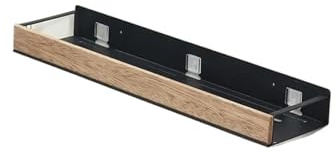 Générique Étagères d'angle Noires for Salle de Bain, Cuisine et, Rangement for Douche Baignoire, Accessoires 40-60 cm(J)