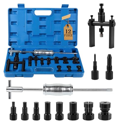 Supaway 12pcs Bottom Bracket Puller 8-32mm Ball Bearing Puller Set Motorcycle
