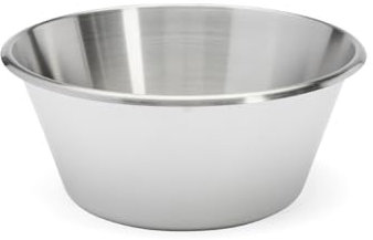 DE BUYER – 3250.32 – Backschüssel, Edelstahl, flach, S/A 32, Grau, 33,99 x 33,99 x 14,4 cm