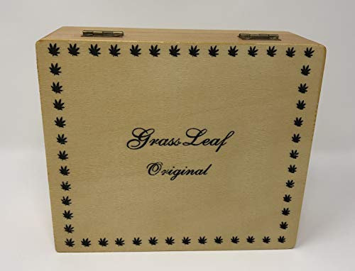 GRASSLEAF Grassleaf Wooden Rolling Box Roll Box Smoking Large