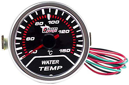 E Support™ 2 52mm LED Auto Universal kühlwasser Wasser Tempratur Anzeige Instrument Gauge
