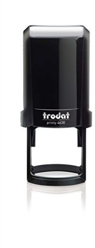 trodat printy 4630 schwarz Rundstempel 30mm