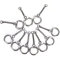 Hosaire Mousquetons Pivotants pour Porte-clés Attaches Pivotantes Trousseau Bricolage Décoration pour Voiture/Porte/Téléphone 10pcs