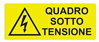 CARTELLONISTICA ADESIVA QUADRO SOTTO TENSIONE (DIM.15x6 CM)