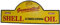 Shell Oil signe Porte fonte Plaque murale Garage Garage Atelier Essence Clôture