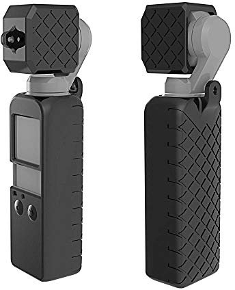 PULUZ 2-in-1 Silikon-Schutzhülle für DJI OSMO Pocket (schwarz)