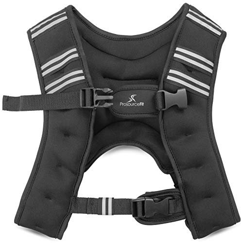 ProsourceFit Exercise Weighted Training Vest - 20lb, black