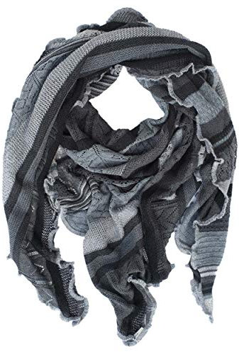 Invero, Merino Dreieckstuch/Schal Kyra, 100% Wolle (Nebel)