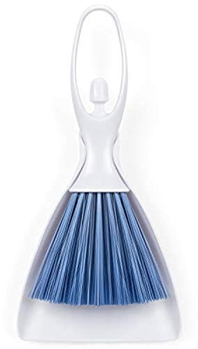 Besen und Kehrschaufel Set Klein, Handfeger Schaufel Kehrset für Staub Haaren Auto und für Hausboden Sofa Schreibtisch Reinigung