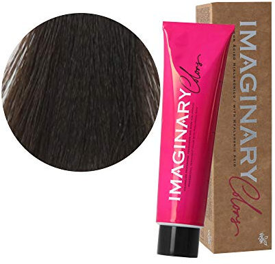 The Imaginary Colors | Coloración Permanente Vegana con Ácido Hialurónico | Cobertura 100% | Color Natural 3-0 Castaño Oscuro Natural - 100 ml (Pack de 3 uds.)