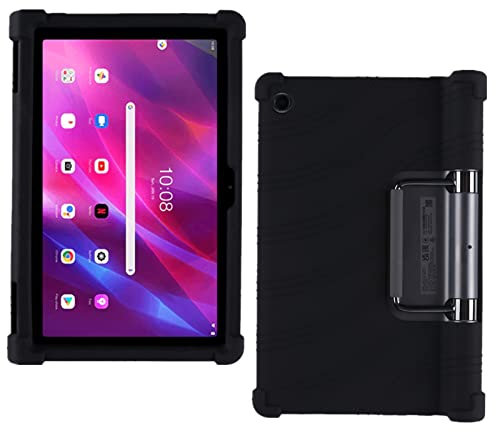 HminSen Étui pour tablette Lenovo Yoga Tab 11 2021 YT-J706F 11, coque en silicone souple adaptée aux enfants pour tablette intelligente Lenovo Yoga 11 YT-J706X à écran 2021 sortie en 2021 (noir)