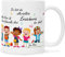 GRAVURZEILE Bedruckte Tasse mit Spruch - Erzieher Abschied - Herzliche Geschenke - Geschenk für Erzieher zum Kindergarten Abschied - Geschenk als Dankeschön für Frauen und Männer - Rosa