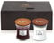 WoodWick Duftkerzen-Geschenkset | White Tea & Jasmine und Spiced Blackberry, Duftkerze im Sanduhrglas mit knisternden Dochten | Bis zu jeweils 60 Stunden Brenndauer | Geschenkbox | 2 Teile