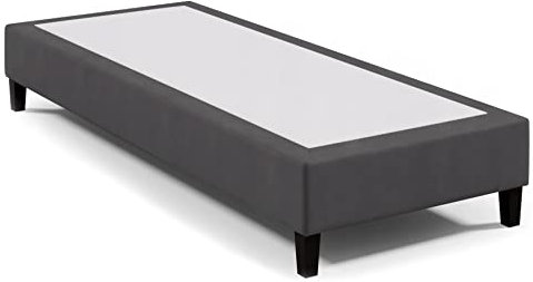 Best for Home Hotelbett Boxspringbett Bettgestell Boxspringgestell 80x200 cm Graphit Boxspring Rahmen ohne Matratze