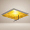 s.luce LED Wand- und Deckenlampe Edge, Farbe:Blattgold, Größe:62x62cm