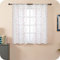 GIRASOLE HOME® Coppia Tende Filtranti in Simil Lino Fantasia Rampicanti Tenda per Finestra ed Interni 2 Pannelli con Tasca e Passanti Nascosti (Rosa, 70x138cm)