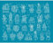 OLYCRAFT 12.7x10 cm Siebdruck Schablonen Für Polymer Ton Pflanzen Siebdruck Schablonen Kakteen Sukkulenten Topf Ton Schablonen Mesh Transfer Schablone Für Polymer Ton Ohrring Schmuckherstellung