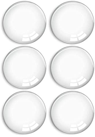 6 Pezzi Fermaporta Maniglia Trasparente Adesivo, Fermaporta Maniglia a Muro, Fermaporte in Silicone, Fermaporta Paraurti da Parete, Fermaporta Paracolpi Adesivi, Per Pareti, Pavimento e Mobili