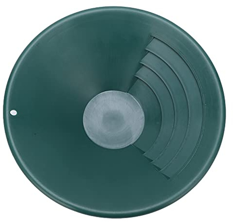 Piatto per Lavaggio Oro in Plastica 260mm per Prospezione Aurifera e Ricerca con Metal Detector