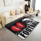 Fußball Dekor Teppich Outdoor Teppich 150x200cm Rugby Sport Wohnzimmer Teppiche für Balkon Garten Dekor Fußball Spiel Akzent Teppich Microfiber American Football Antirutsch Bereich Runner Teppich