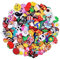 TOGHPUW 50/100Pcs ZufäLlig Schuhe Anstecker Schuhe Charms SchuhanhäNger Mit Cartoon Schuhschmuck SchuhanhäNger Silikon SchnüRsenkel (50Pcs.)
