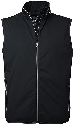 killtec Herren 2-Lagen Funktionsweste/Weste mit Stehkragen, packbar KOS 257 MN VST, schwarz, M, 41365-000