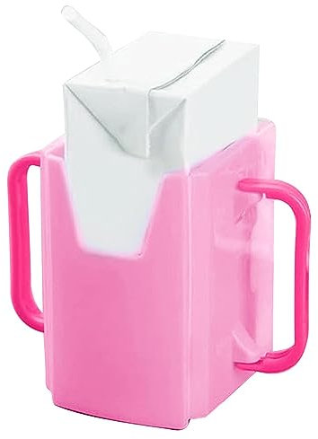 lembrd Juice Box Holder | Milk Box Pouch Holder - Adjustable Milk Box Drinking Bottle Cup Holder for Kids, Kitchen, Housewarming