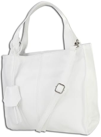 Toscanto Tasche weiß, Shopper groß 33x29x10cm OTT155SW