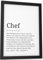 Papierschmiede® Definition: Chef, DIN A5 (15x21 cm), Bild Geschenke für Kollegen, Poster für Büro Deko Geschenke für Mitarbeiter zu Beförderung, Jubiläum, Abschied oder Weihnachten, ohne Rahmen