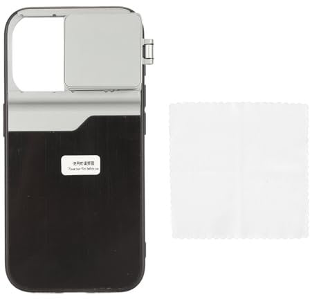 4 in 1 Phone Camera Lens Kit with Case for IPhone 15 Pro, 5X Telephoto Zoom Lens, Phone Wide Angle & 10X Macro/50X Macro, Fisheye, CPL Lenses Compatible with IPhone 15 Pro (15 Pro Case)