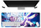 One Piece Luffy Anime Tapis de Souris XL, 800 x 300mm, Tapis de Souris de Jeu imperméable et Base de 3mm en Caoutchouc antidérapant Surface texturé