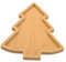 ABOOFAN Christmas Tree Tray Shaped Fruit Plate Charcuterie Board Cheese Platter Holiday Cookie Wooden Xmas Plates