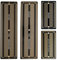 EPLOZN 2PCS 6.8x2.05 & 2PCS 3.5x2.05 Breadboard Kit Solderable Breadboards for Electronics Projects Compatible for DIY Soldering Circuits Projects Prototype Board,Black
