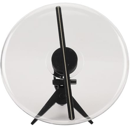 Ventilateur D'hologramme 3D, Projecteur D'hologramme 3D fidélité 1300 TR/Min Projecteur Holographique 3D Affichage Publicitaire avec 224 Perles LED Télécommande pour (Prise UE