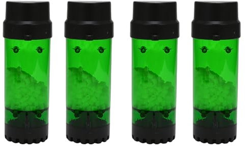 Hlxnyami 3X Acquario Serbatoio di Pesce Filtro Un Letto Mobile Fluido Filtro Un Bio Media con Filtro Ad Aria e Spugna LH-600