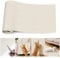 Alfombra Rascador para Gatos Autoadhesiva, Protector Sofa Gatos Arañazo, Tapete Rascador DIY para Gatos, Recortable 200x40 cm, Protección Sofás y Muebles, Alfombra Autoadhesiva (Blanquecino)
