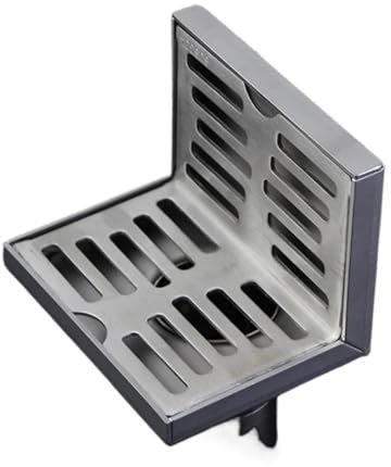 Rejillas De Drenaje Desagüe de suelo de baño de acero inoxidable, inserto de azulejo for ducha, rejilla de drenaje lineal, escurridor, canal de drenaje de ducha, salida de agua Para Patio, Garaje, Jar
