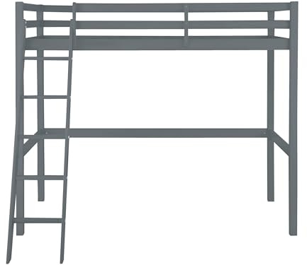 Alpi2 HighBed Grey, 208x98x175cm (DxWxH)