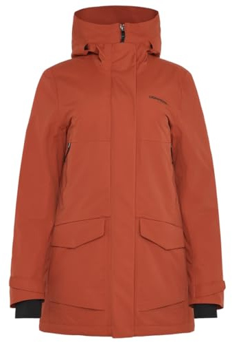 Didriksons Frida 7 - Damen Parka, Größe:38, Farbe:rust