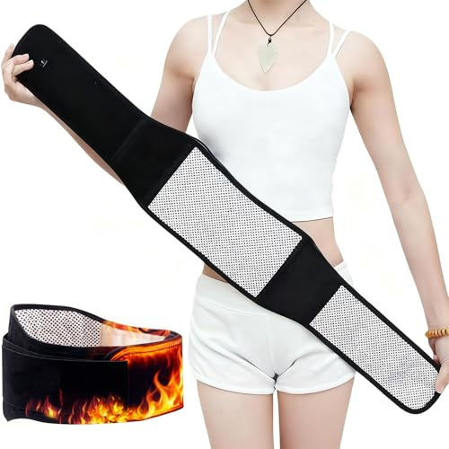 Comioke Rückenbandage, Ruckenstutzgurtel, Rückenwärmer, Magnetfeldtherapie Rückenstützgürtel, Nierenwärmer Winter, Magnettherapie Gürtel, Nierengurt Rückenstütze, Verstellbarer, Stützgürtel Band